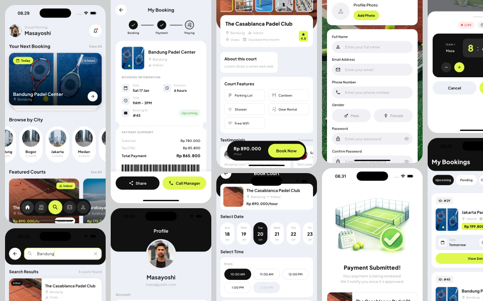 Kelas SC Laravel Filament Flutter: Find and Book Padel Court App di BuildWithAngga